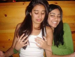 Desi hot drunk party girls playing each